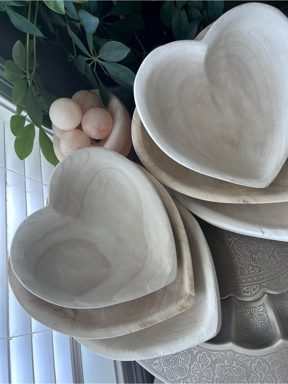 Wood Heart Bowl Large - Picture 9 of 13